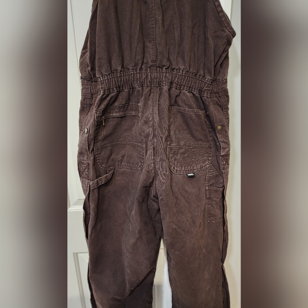 Berne Insulated Brown Overalls women’s Medium - Picture 10 of 16